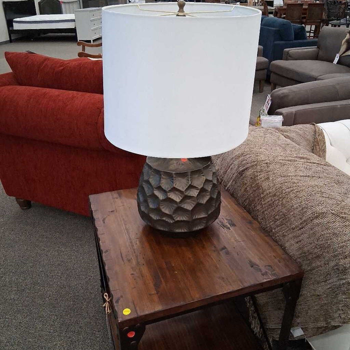 Hammered Bronze Lamp