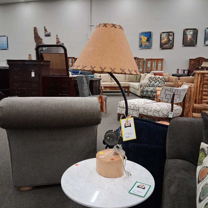 Hickory Stump Fishing Pole Lamp