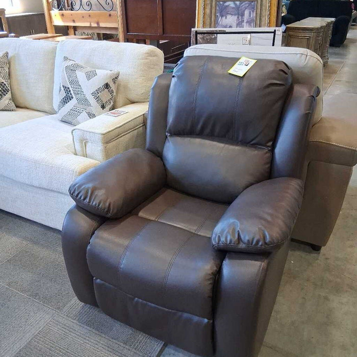 Brown Leather Recliner