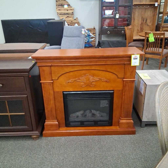 Small Cherry Electric Fireplace