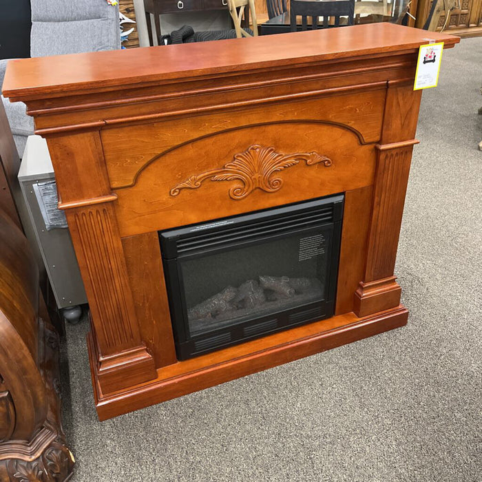 Small Cherry Electric Fireplace