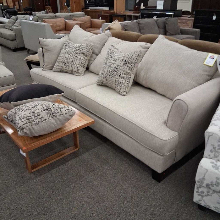 Beige Fabric Sleeper Sofa