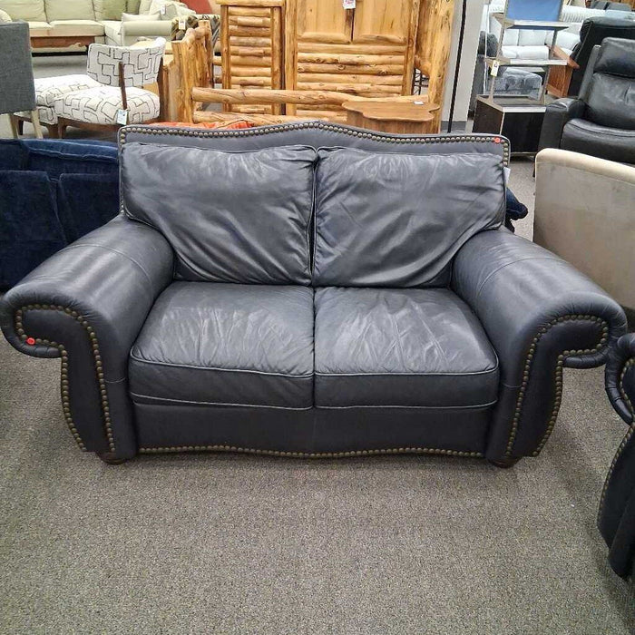 Black Leather Loveseat