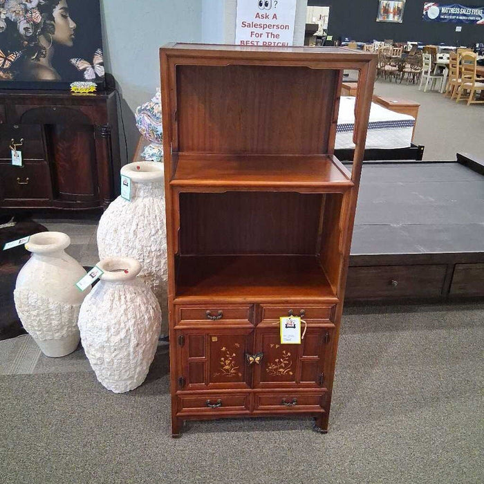 Asian Butterfly Pattern Cabinet
