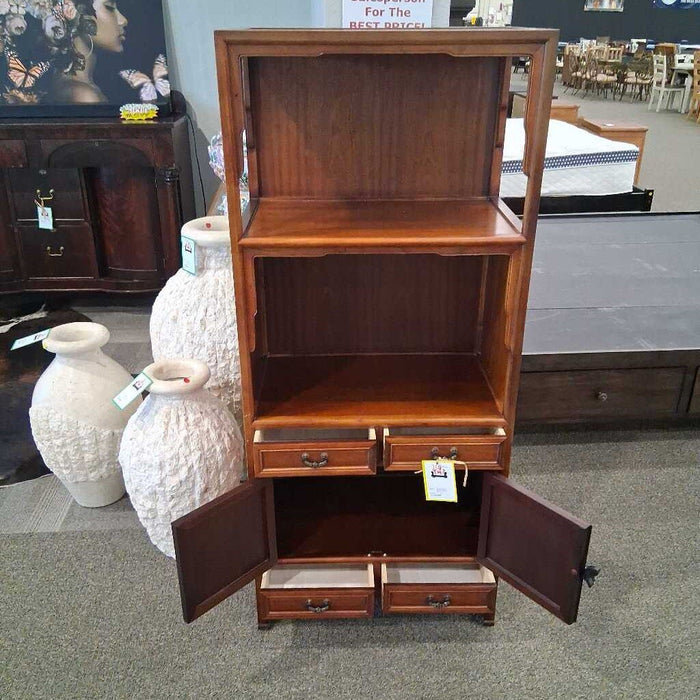 Asian Butterfly Pattern Cabinet