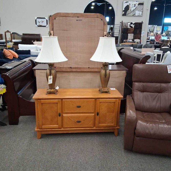 Pair Bronze Lamp