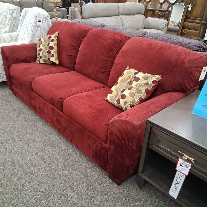 Red Fabric Sleeper Sofa