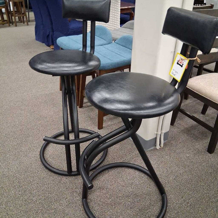 Pair of Black Stools