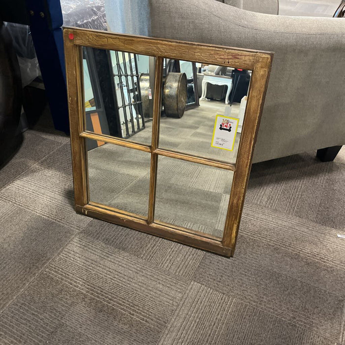 Vintage Window Frame Mirror