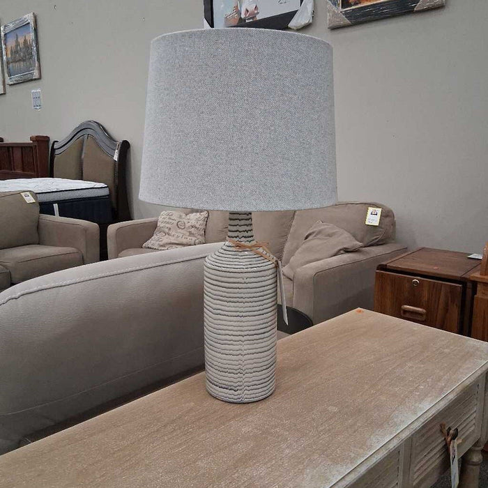 Blue & White Ceramic Lamp