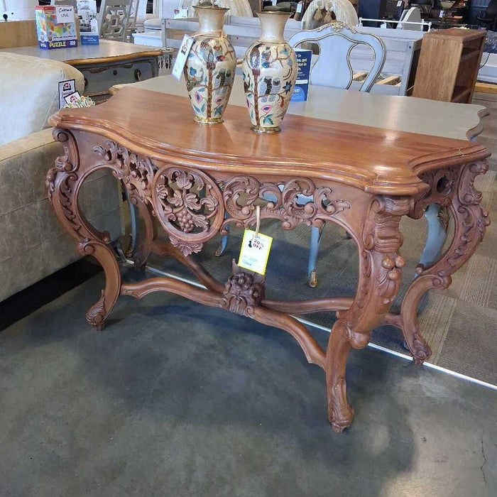 Ornate Carved Entry Table