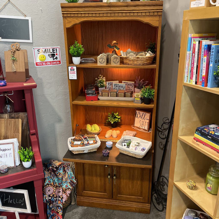 Secratary Cubby Display Hutch