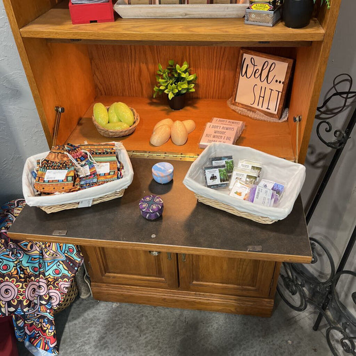 Secratary Cubby Display Hutch