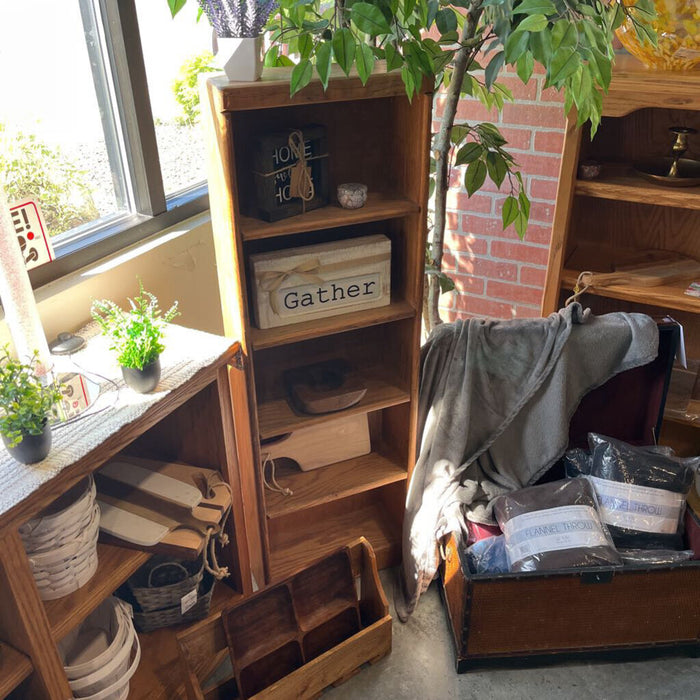 4ft Oak Bookcase