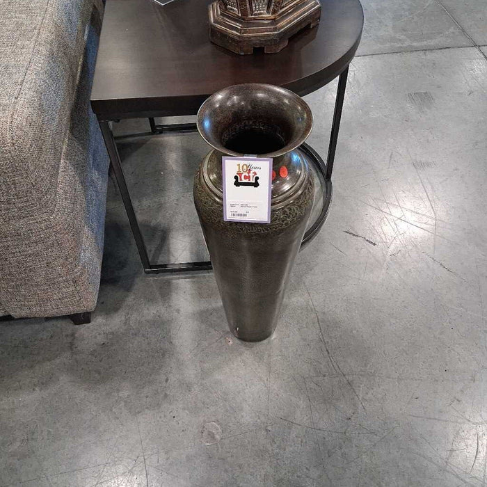 Metal Floor Vase