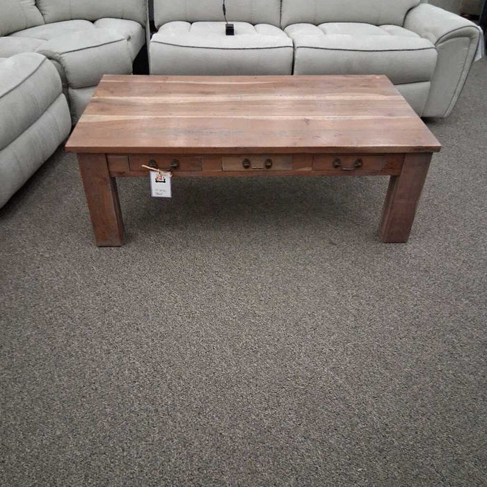 Rustic Coffee Table w/ Drawers