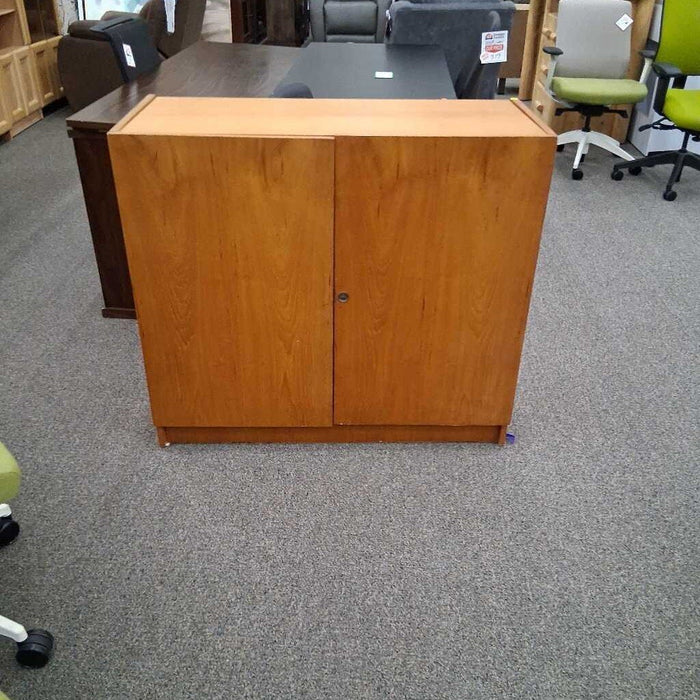 Teak Danish Desk Cabinet