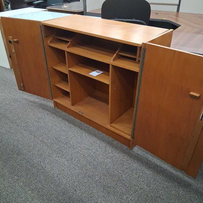 Teak Danish Desk Cabinet