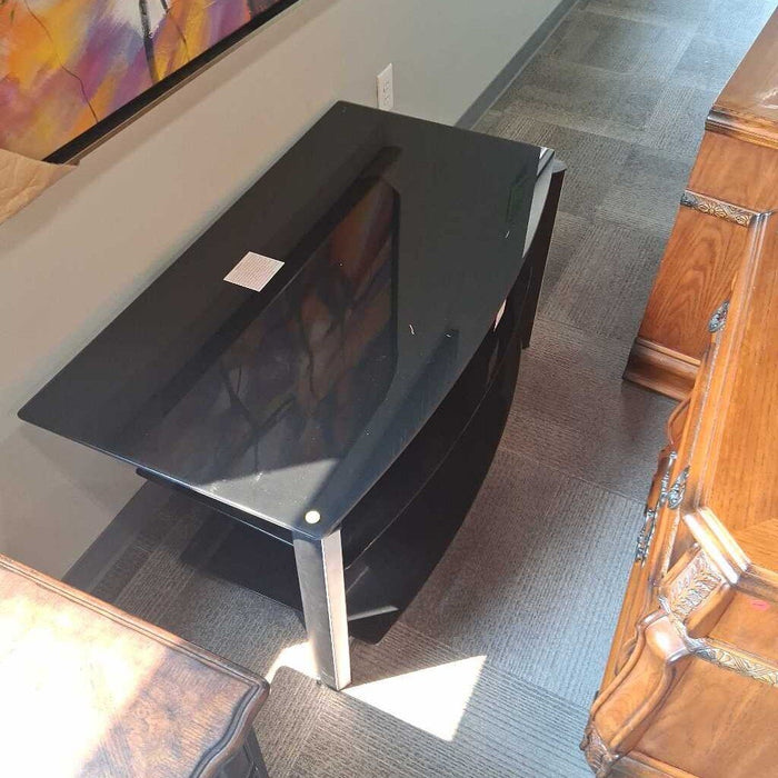 Glass 3 Tier Tv Console
