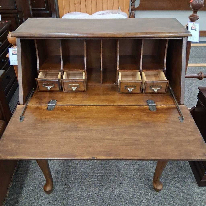 Dark Wood Secretary Desk