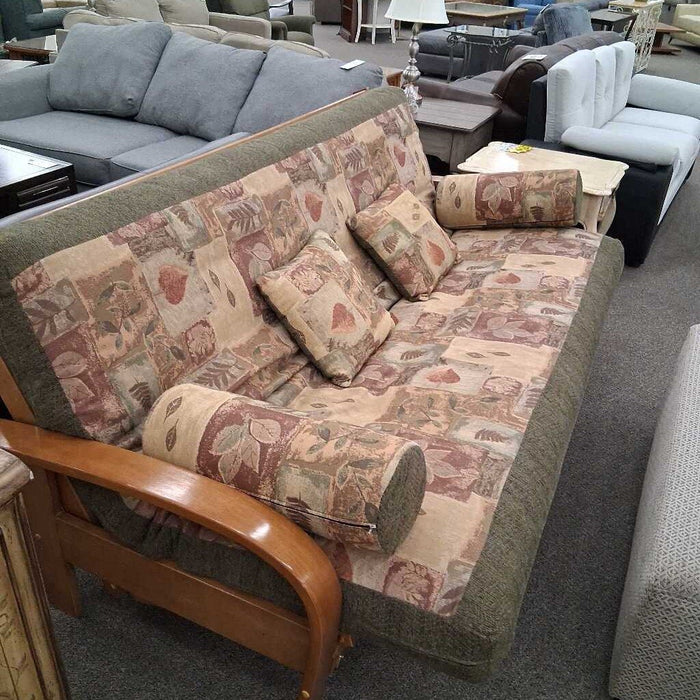 Wood Frame Futon w/ Cushion