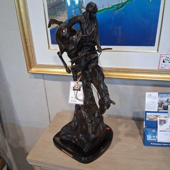 Remington "Mountain Man" Bronze Statue