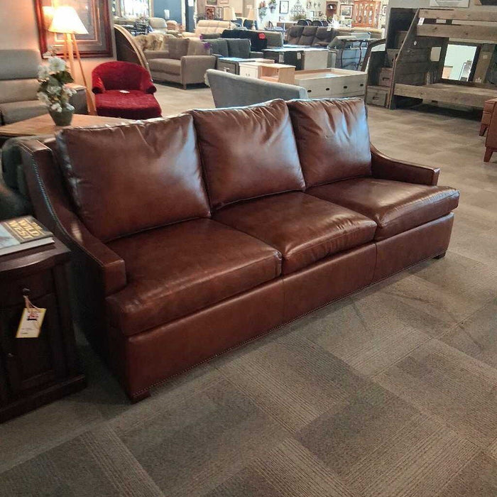 Hancock & Moore Brown Leather Sofa