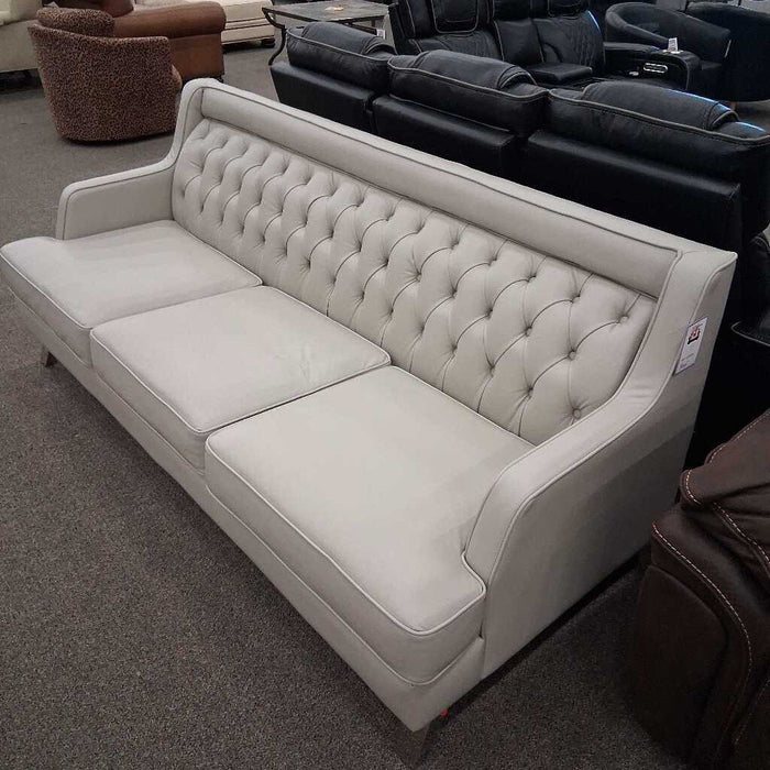 Gray Tufted Sofa