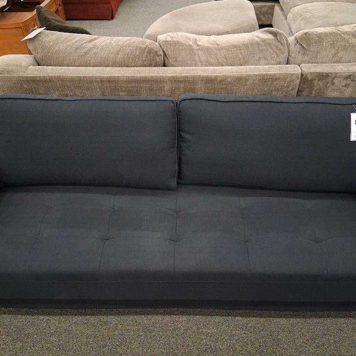 Black Fabric Modern Sofa