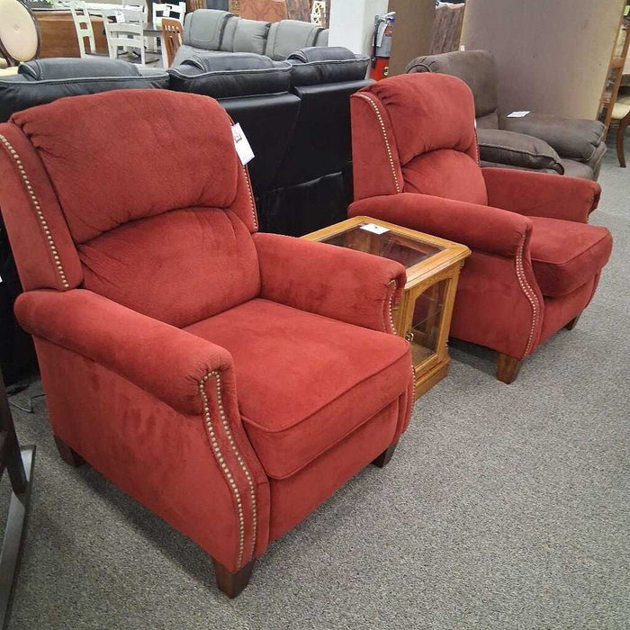 Flexsteel Red Fabric Recliner