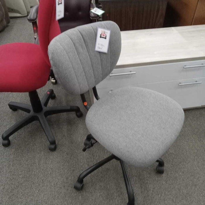 Gray Fabric Computer Chair