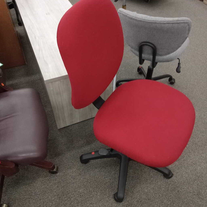 Red Fabric Computer Chair