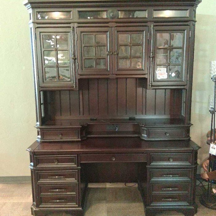 Aspenhome "Sheffield" Desk w/ Dbl Hutch