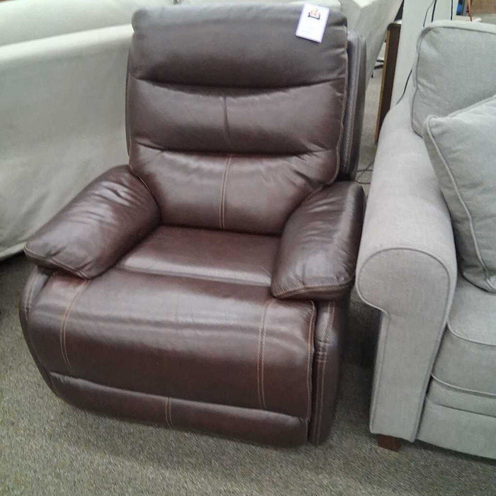 Brown Leather Pwh Recliner