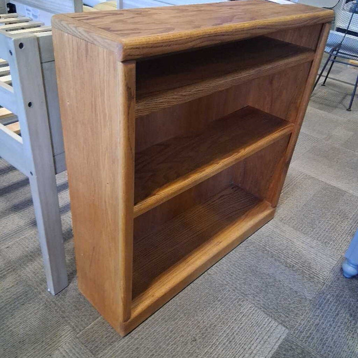 Low Oak Bookshelf