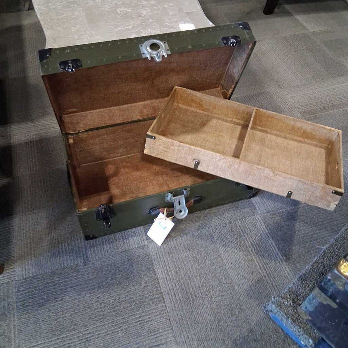 Green Suitcase Chest
