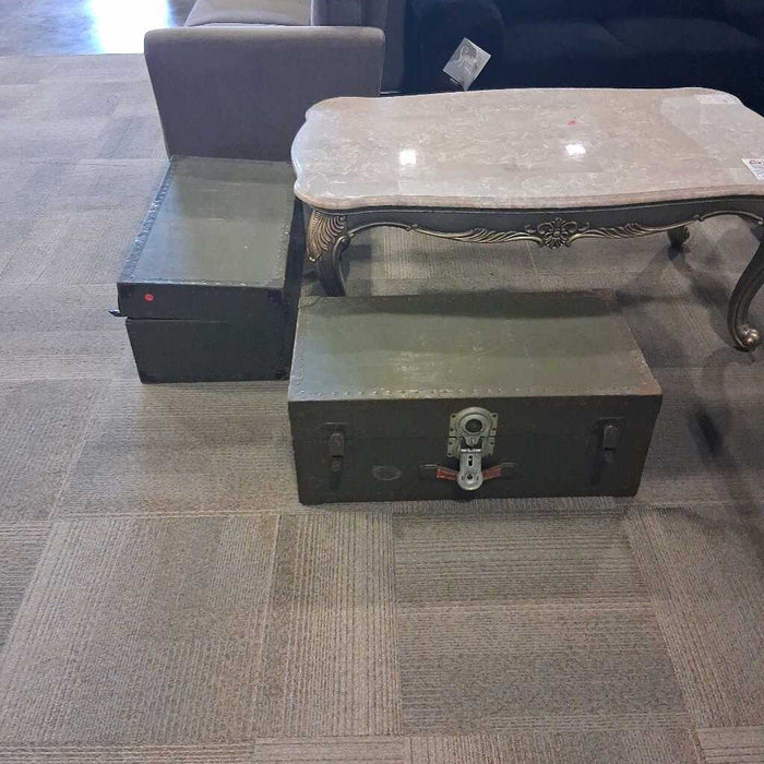 Green Suitcase Chest