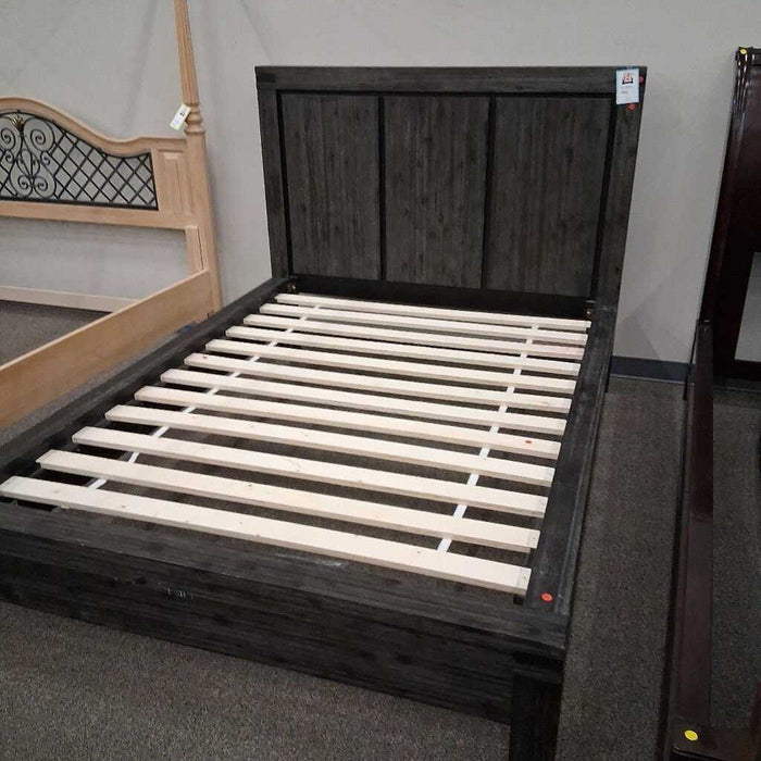 Grey Queen Bed