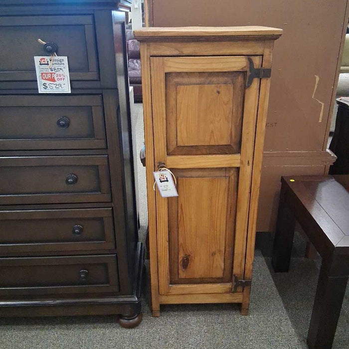 Rustic Narrow Pine Cabinet