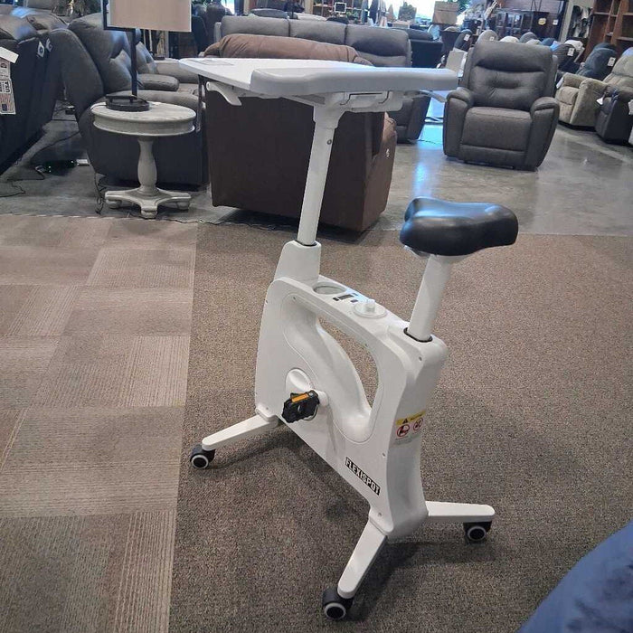 White Flex Office Bike/Desk