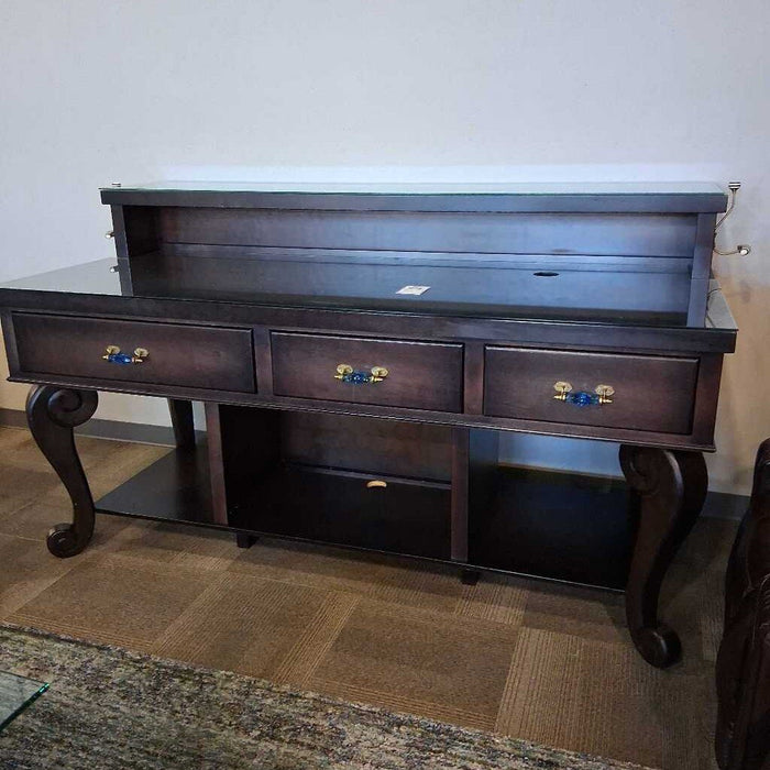 Lrg Blk Custom Desk