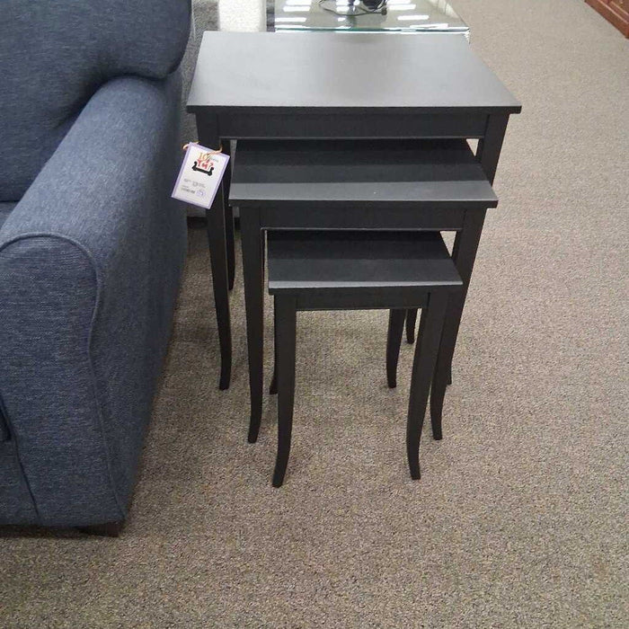 3pc Blk Nesting tables