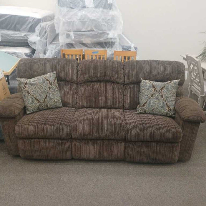Brown Fabric Motion Sofa