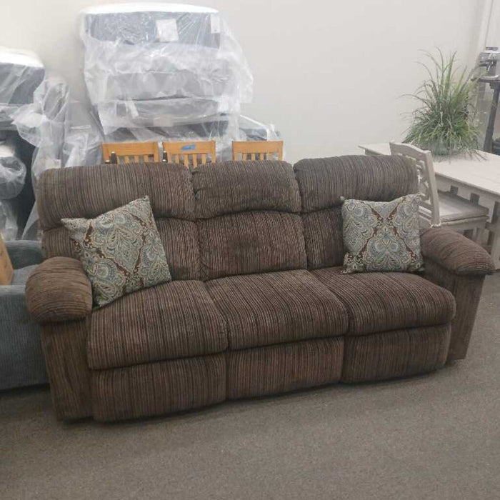 Brown Fabric Motion Sofa
