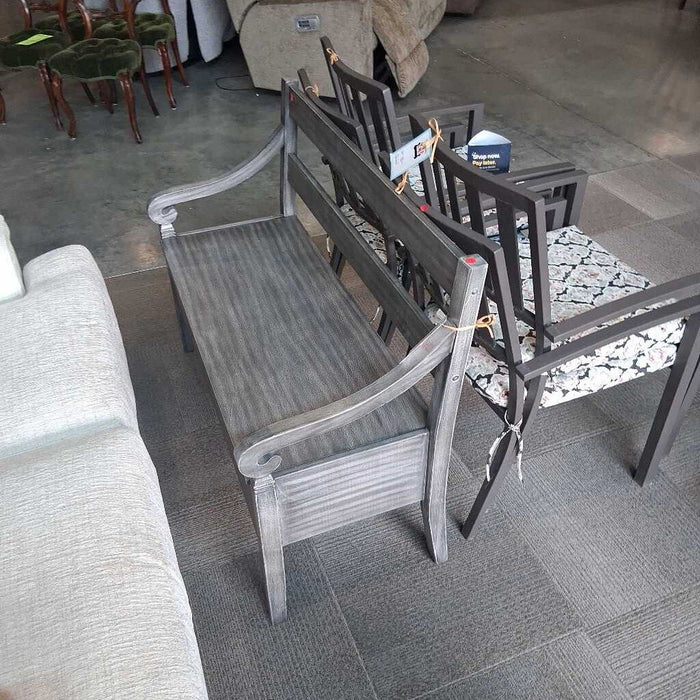 Grey Bench