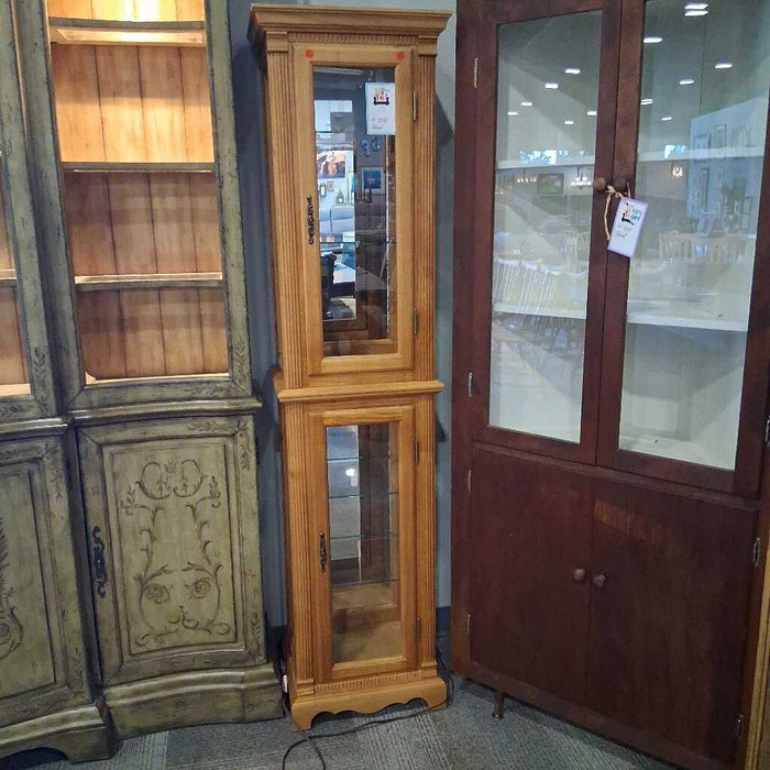Glass & Wood Curio Cabinet