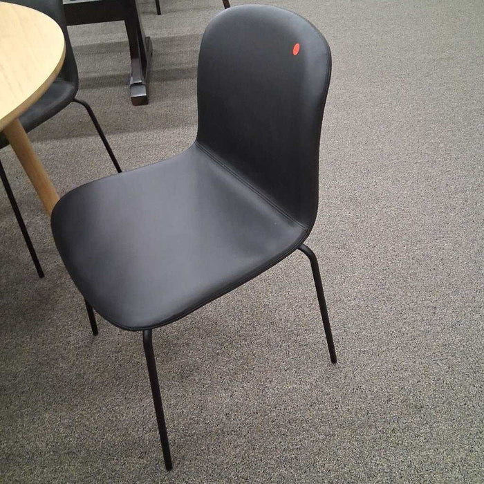 Set of 4 Italian Black Chairs