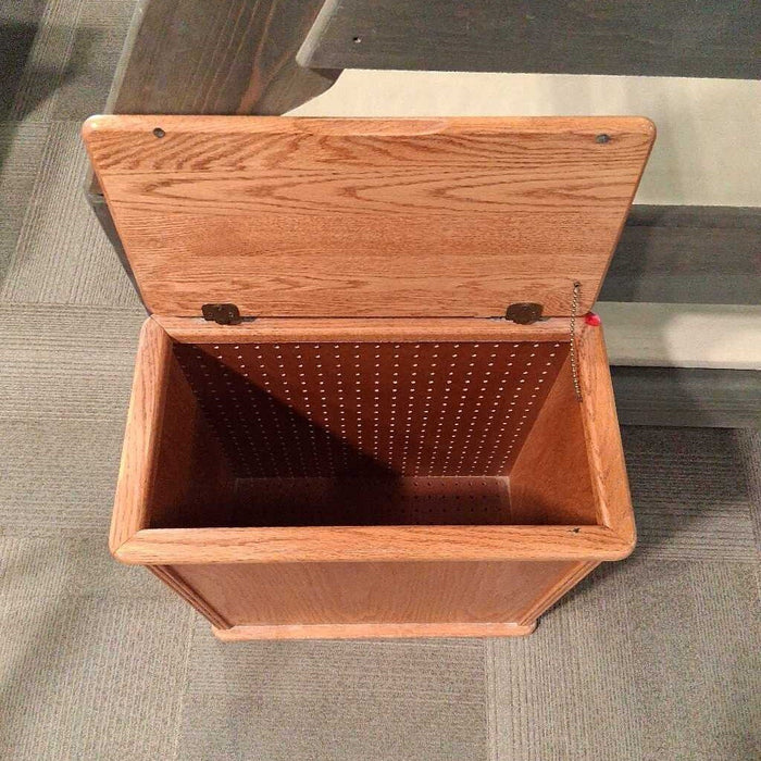 Small Oak Hamper