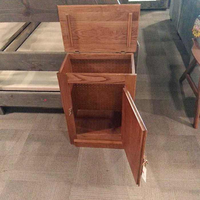 Small Oak Hamper