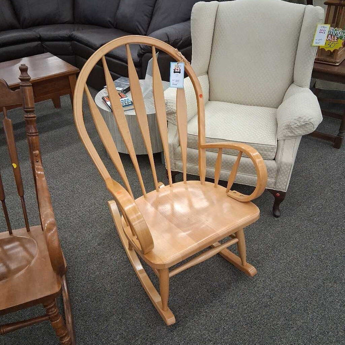 Light Wood Rocking Chair